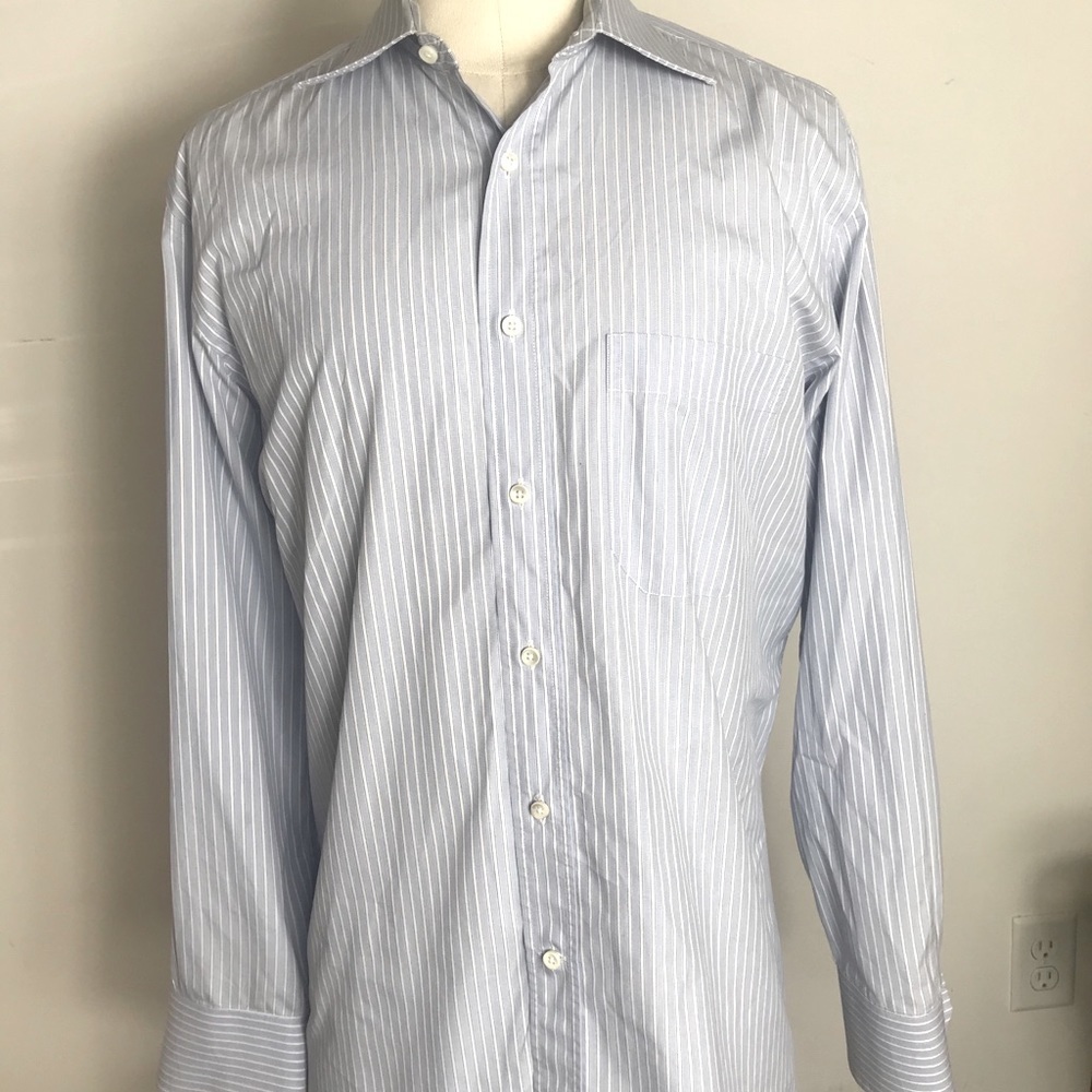 Canali Stripped long sleeves Dress Shirt